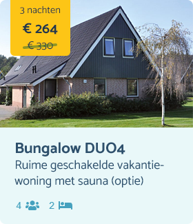 Aanbieding bungalow DUO4