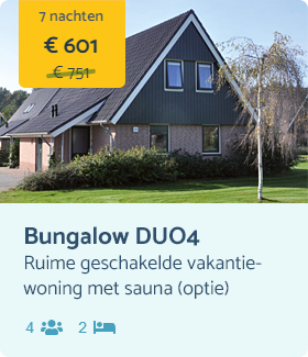 Aanbieding bungalow DUO4