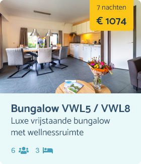 Aanbieding bungalow VWL5/8 - Week