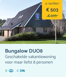 Aanbieding bungalow DUO8